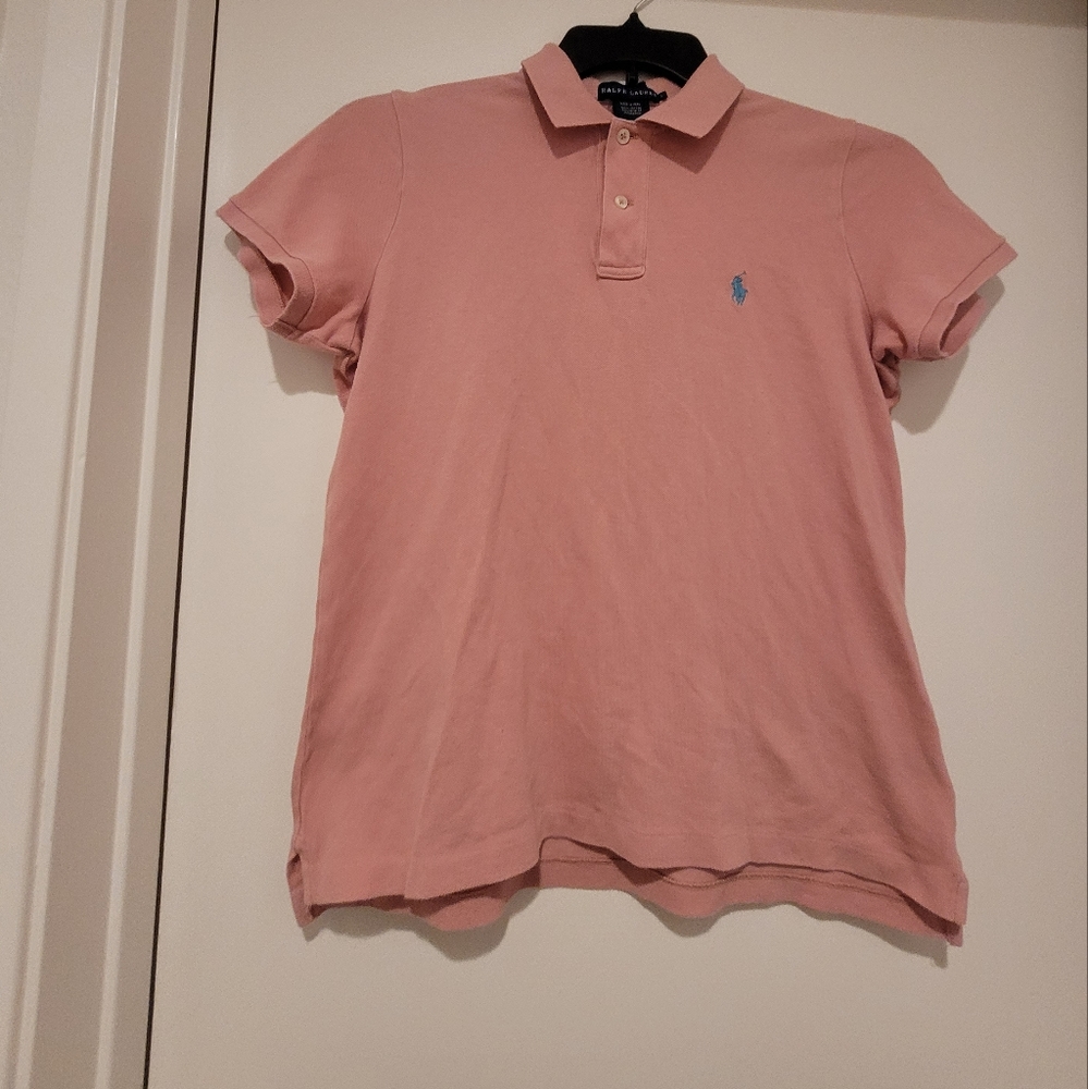 Ralph Lauren Women Skinny Polo Short Sleeve Top
